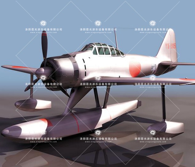 龙湖镇3D模型飞机